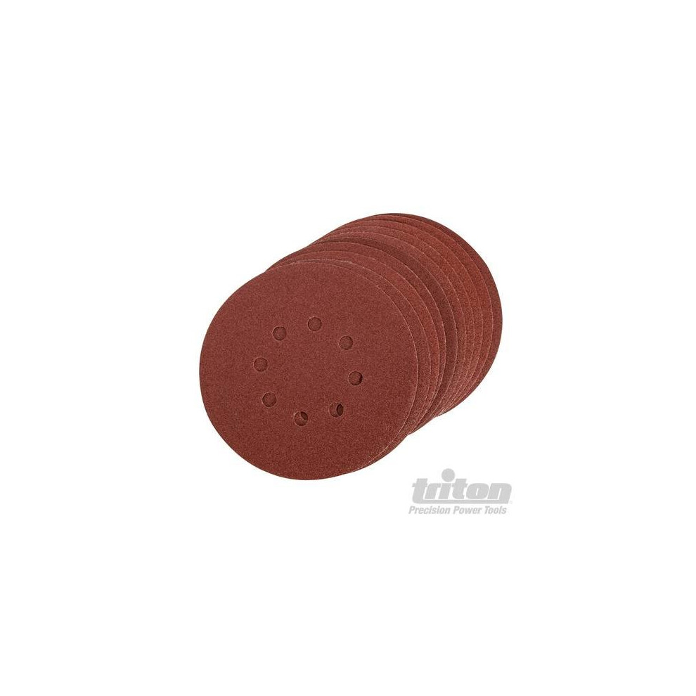 150mm Hook & Loop Aluminium Oxide Sanding Disc Pad x10 (100 Grit)