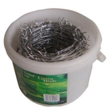 Green Blade Bb-cw121 30m x 1.7mm Galvanized Barbed Wire In Carry Tub - barbed wire carry tub 30m x galvanized galvanised garden security fencing