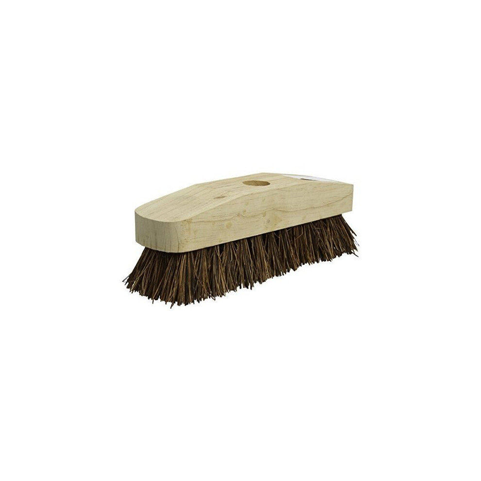 Silverline Deck Scrub Brush 228mm (9") - 9 633813 -  brush deck scrub 9 228mm silverline 633813