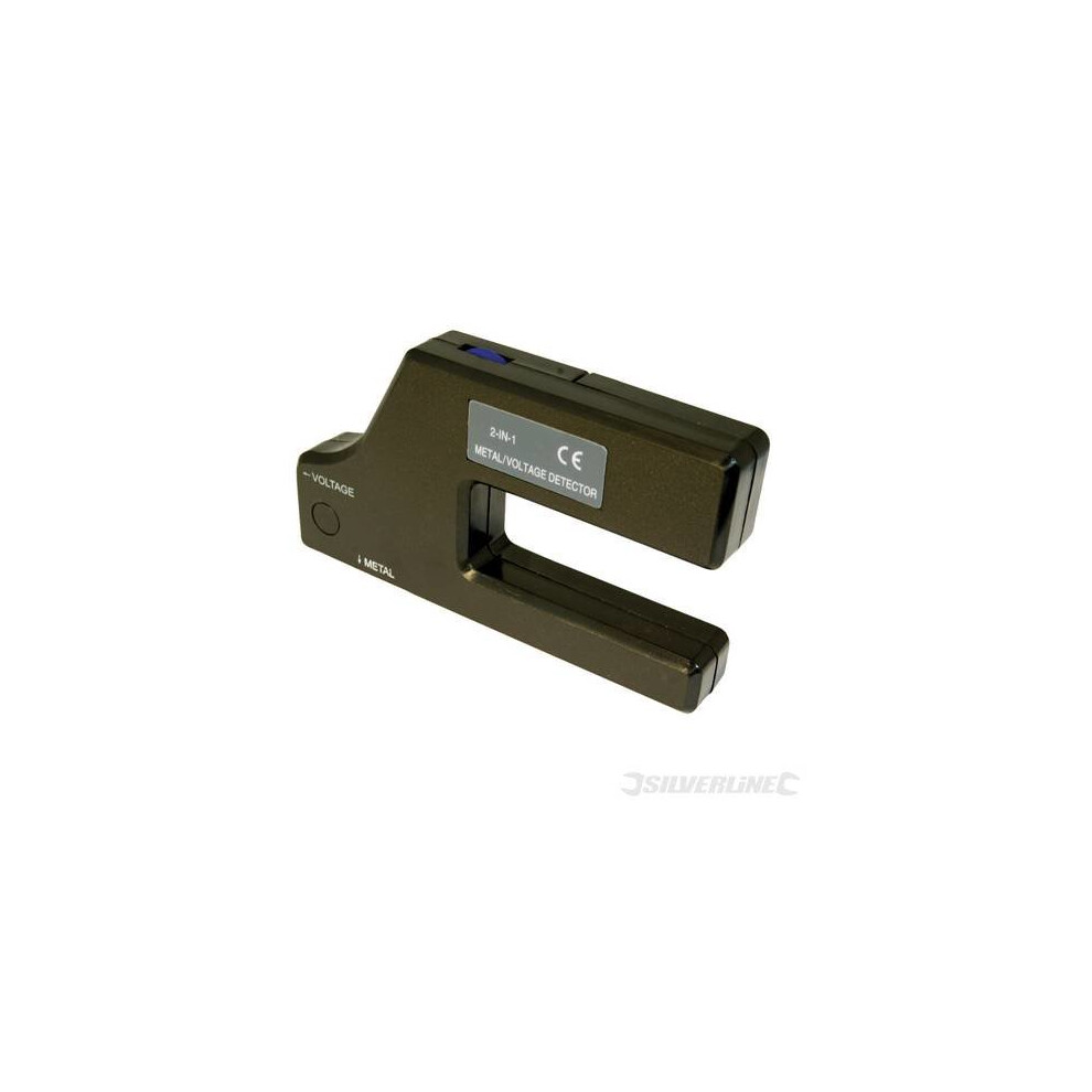 Silverline Metal & Voltage Detector 1 x 9v (pp3) - Pp3 568917 -  metal voltage detector x pp3 silverline 1 9v 568917