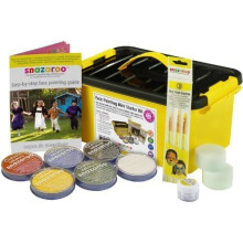 Snazaroo Mini Starter Kit 14 Pieces - Face Painting 300 Professional Make Up -  starter face snazaroo mini painting 300 professional make up fancy