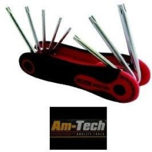 8pc Folding Torx Key Set - Tool Allen Wrench Allan Star Garage Builders Home - key set folding torx tool allen 8pc wrench allan star garage builders
