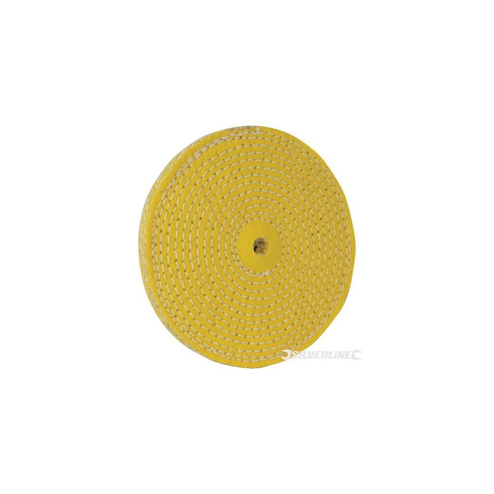 150mm Sisal Buffing Wheel - Silverline 105894 -  sisal buffing wheel silverline 150mm 105894