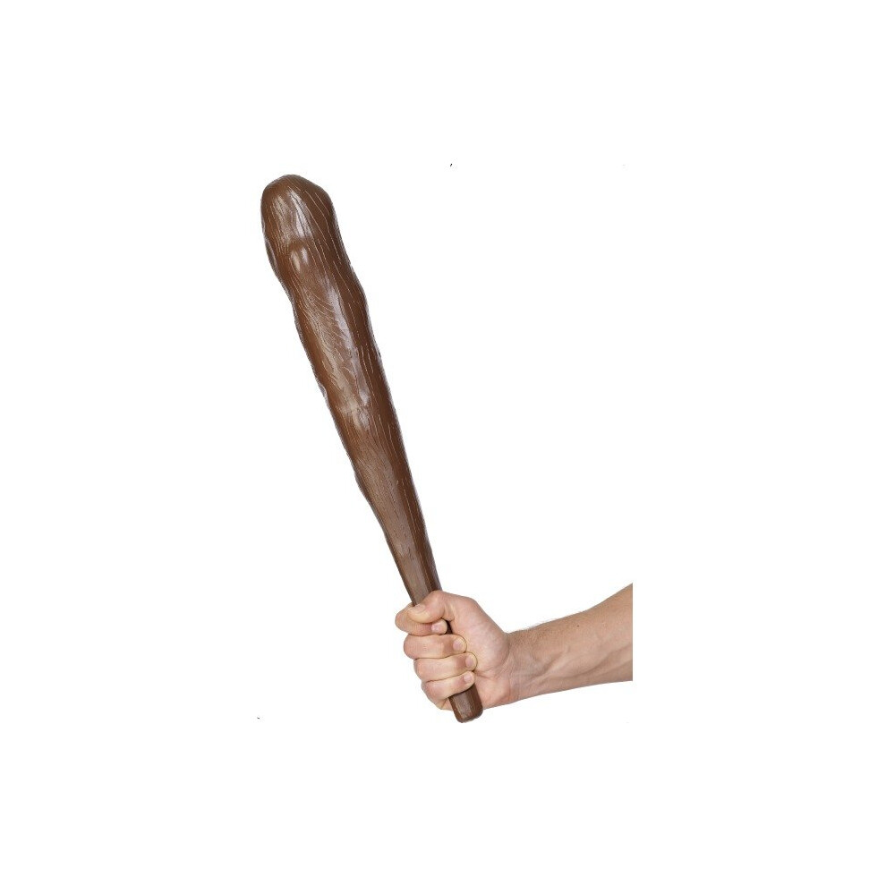 Smiffy's Adults Caveman Squaking Club - Fancy Dress Accessory Cavewoman - Club Fancy Dress Caveman Accessory Cavewoman Cavemans Brown