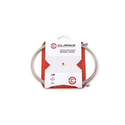 Clarks Universal S/s Inner Brake Wire L 2000mm Fits All Major Systems -