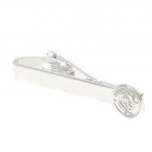 Manchester City F.c. Silver Plated Tie Slide Official Merchandise - Football Fc - manchester city silver tie slide football plated fc official gift