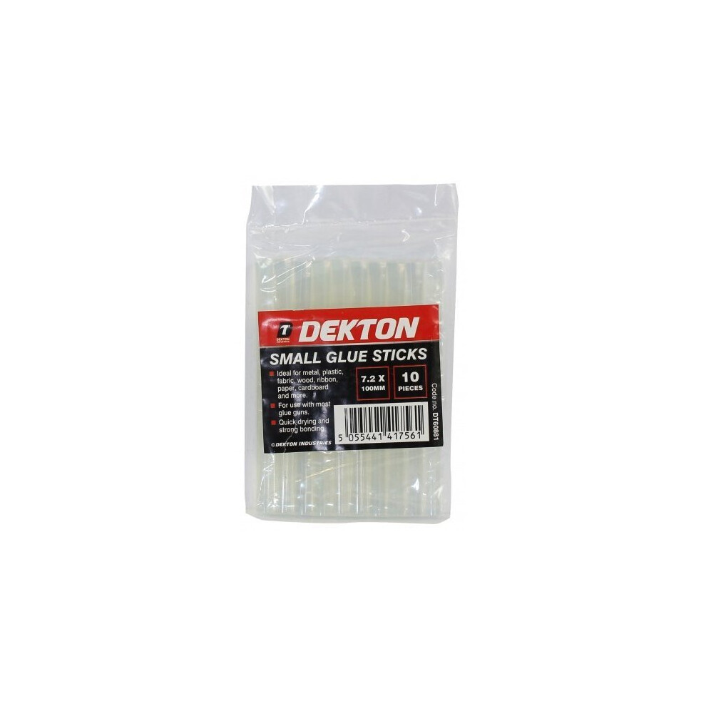 DT60881 Glue Sticks Pack – 50 x 7mm x 100mm, Pre-Heat in 3–5 min, Includes Wire Stand