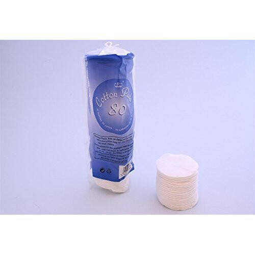 Sure Health & Beauty Cotton Wool Pads (pack Of 80) -  cotton wool pads cosmetic lint free face nails make up removal sure health beauty pack 80