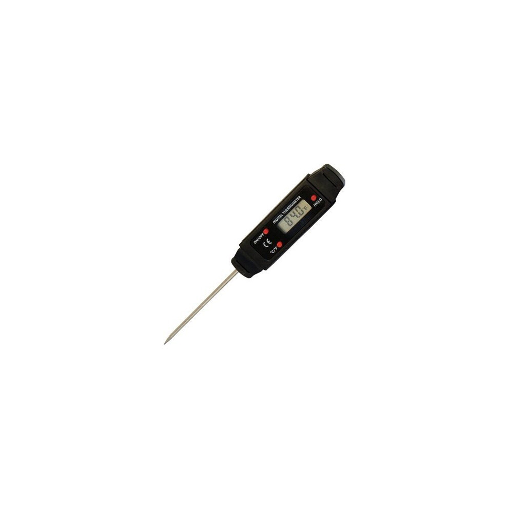 -50°c To +125°c Silverline Pocket Digital Probe Thermometer - 469539 250c 40c -  digital thermometer silverline probe pocket 469539 250c 40c