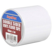 48mm x 5m Double Sided Vinyl Floor Tape - Supadec 309537 Pack Dna - supadec double sided vinyl floor tape x 5m 48mm 309537 pack dna
