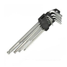 Silverline Hex Key Ball End Expert Set 9pce 1.5 - 10mm - 15 675323 -  key set hex ball end expert silverline 9pce 15 10mm 675323