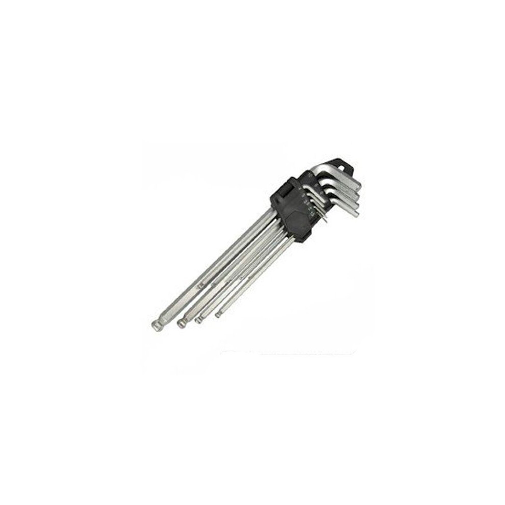 Silverline Hex Key Ball End Expert Set 9Pce 1.5 - 10Mm - 15 675323 - Key Set Hex Ball End Expert 9Pce 15 10Mm 675323