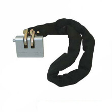 Silverline Sleeved High Security Chain 1200mm - 719795 - security chain sleeved high silverline 1200mm 719795
