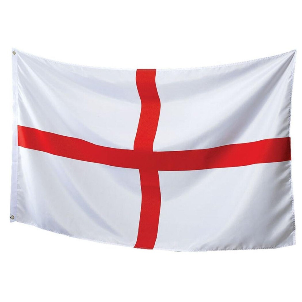 St.george Flag. 3' X 5' Cloth - White/Red