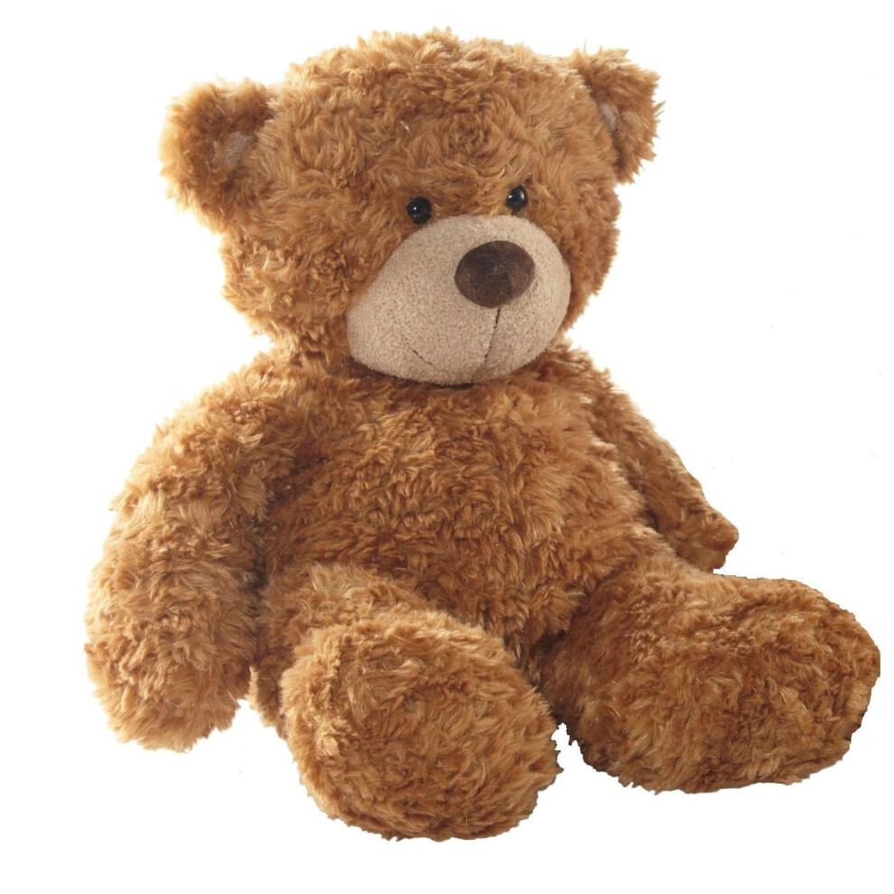 13" Brown Bonnie Bear Soft Toy - Aurora Teddy 13inch -  aurora bonnie teddy bear brown 13inch