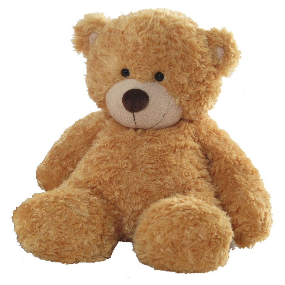 13" Brown Bonnie Honey Bear Soft Toy - Aurora Teddy 13inch -  aurora bonnie teddy bear honey 13inch