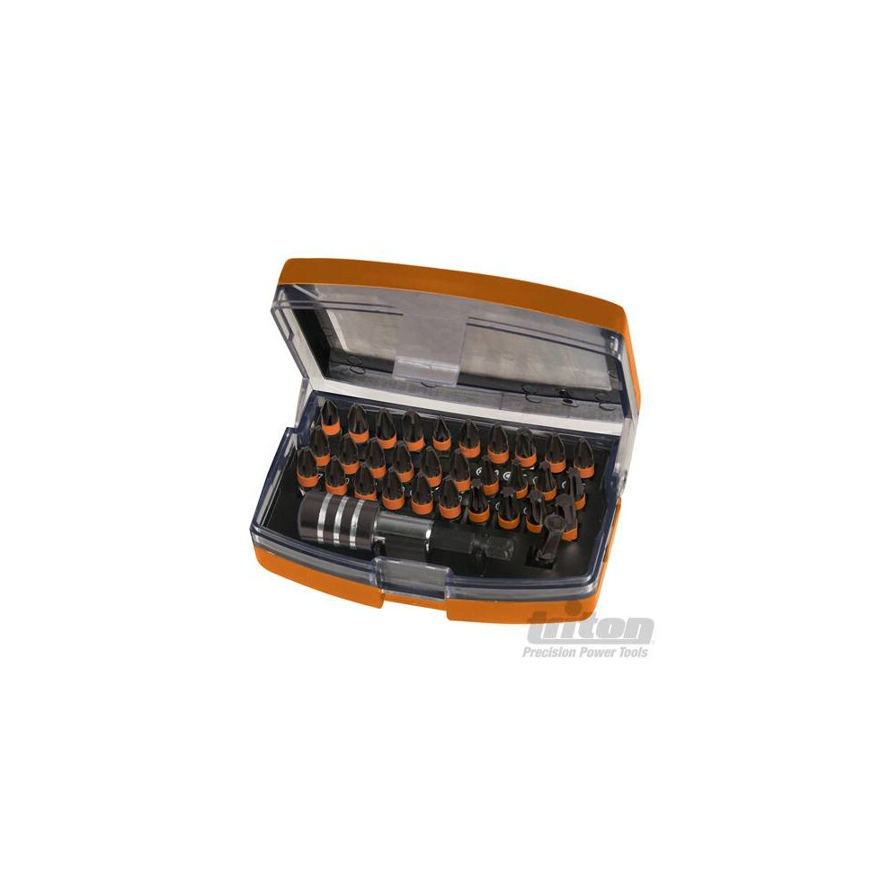 Triton Impact Screwdriver Bit Set 32pce 32pce Eu - 302821 -  32pce impact screwdriver set bit triton eu 302821