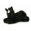 Aurora World Aurora, 13297, Mini Flopsie Pferd, 20cm, Plüschtier, Schwarz 1