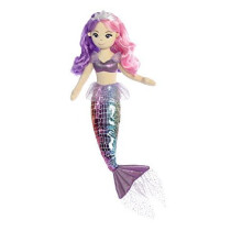 Aurora World 33234 18-inch "sea Sparkles Pastel Sea Iris" Toy - Mermaid Soft - sea sparkles aurora mermaid soft toy rag doll iris 18 girls