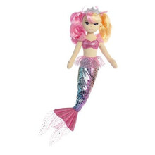 Aurora World 33235 18-inch "sea Sparkles Pastel Sea Rose" Toy - Rose 18 Mermaid - sea sparkles rose toy aurora 18 pastel mermaid soft rag doll world