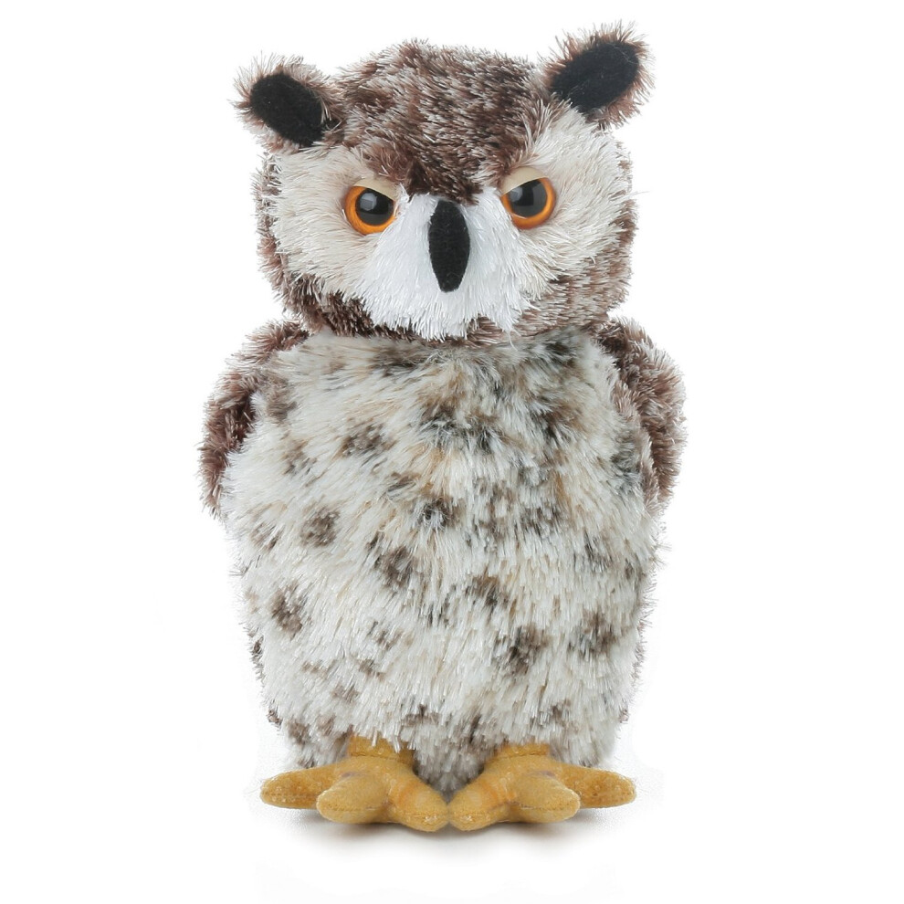 8" Mini Flopsie Osmond Owl Soft Toy - Aurora World 8inch New -  aurora owl mini flopsie osmond world 8inch toy new