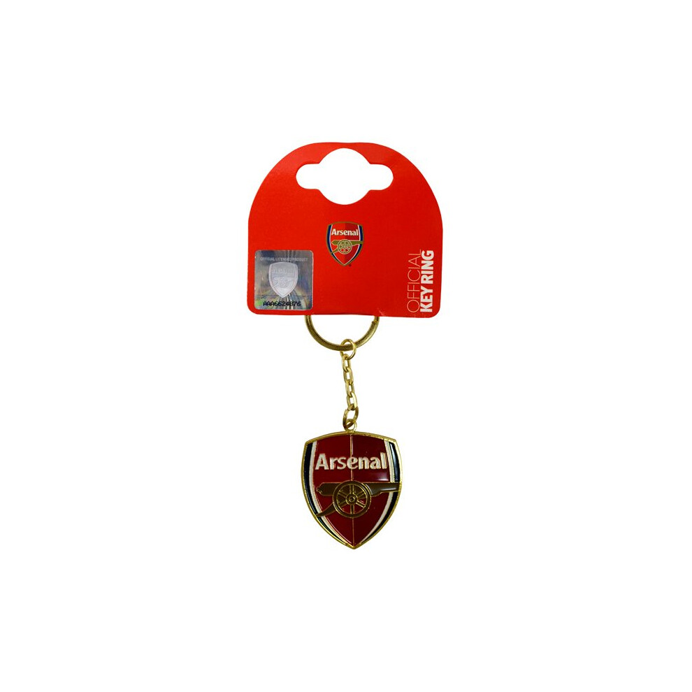 Spot On Gifts Arsenal F.c. Crest Keyring - Fc Official Football Club Product Free Pp - Arsenal Keyring Fc Official Football Crest Club Product Free Pp
