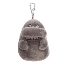 4" Moomin The Groke Key Clip - Plush 4inch - groke plush clip moomin key 4inch - Plush Soft Toy