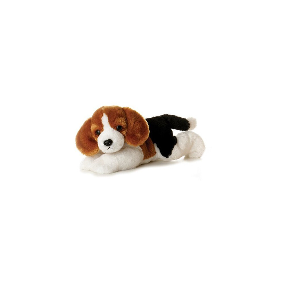 Aurora World Mini Flopsie - Homer Beagle 8In - Aurora Plush World 8Inch Flopsies - Aurora Mini Plush World 8Inch Flopsies Homer Beagle