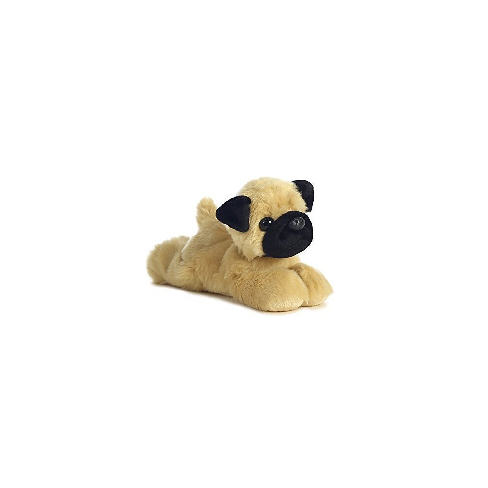 Aurora World 31369 - Mini Flopsie Mr Pugster Pug 8In By - Soft Plush Flopsies Dog Toy, Ce Safe, Cuddly