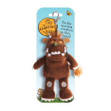 4.5" Gruffalo On Key Clip - Key 4inch -  gruffalo keyclip 4inch - Plush Soft Toy