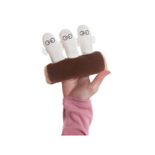5" Hattifatteners On A Log Finger Puppets - Auror Toy World 5inch - hattifatteners finger aurora log puppets toy world 5inch - Plush Soft Toy