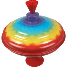 Rainbow Humming Top - Toy Spinning Classic Traditional -  humming top rainbow toy spinning classic traditional