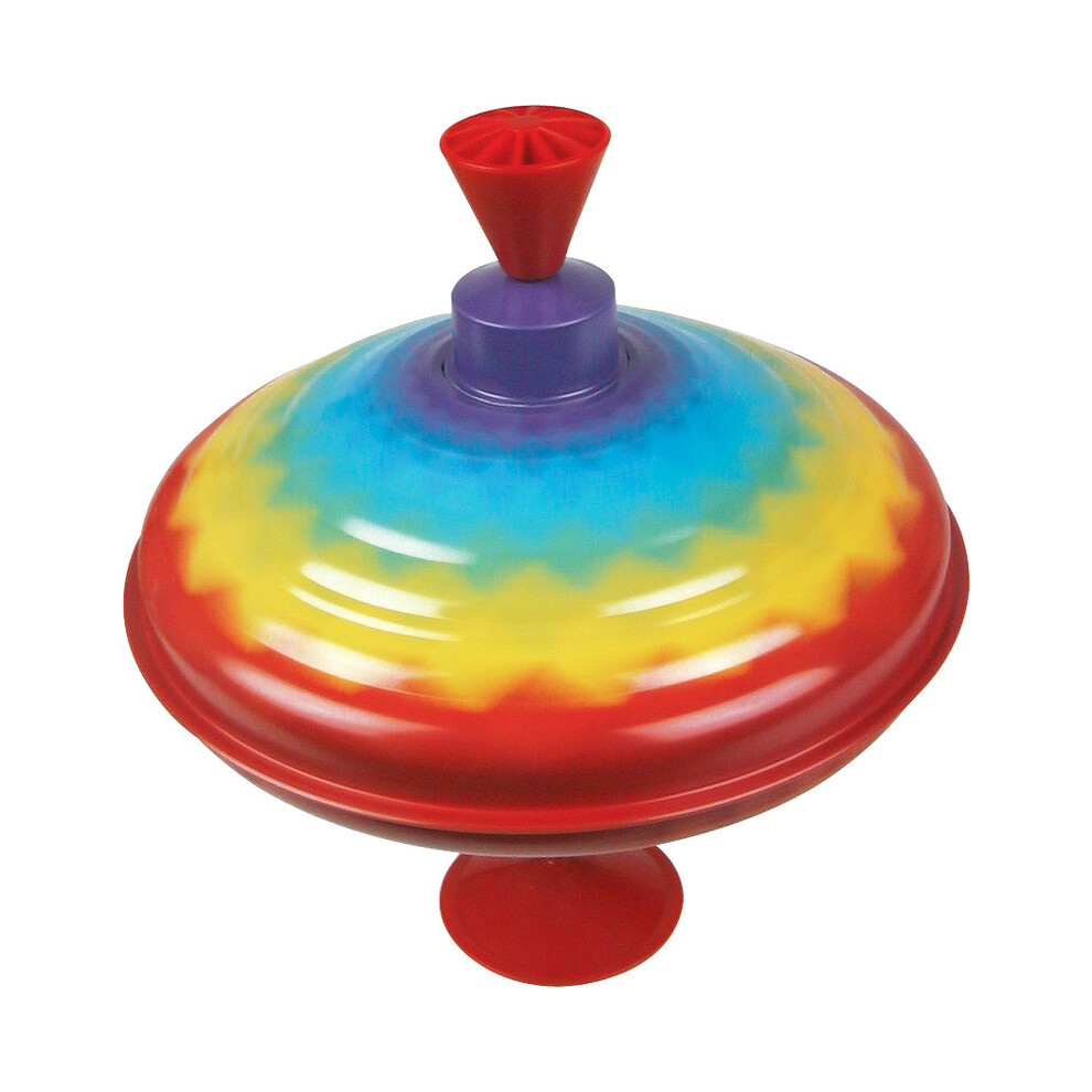 Rainbow Humming Top - Toy Spinning Classic Traditional -  humming top rainbow toy spinning classic traditional