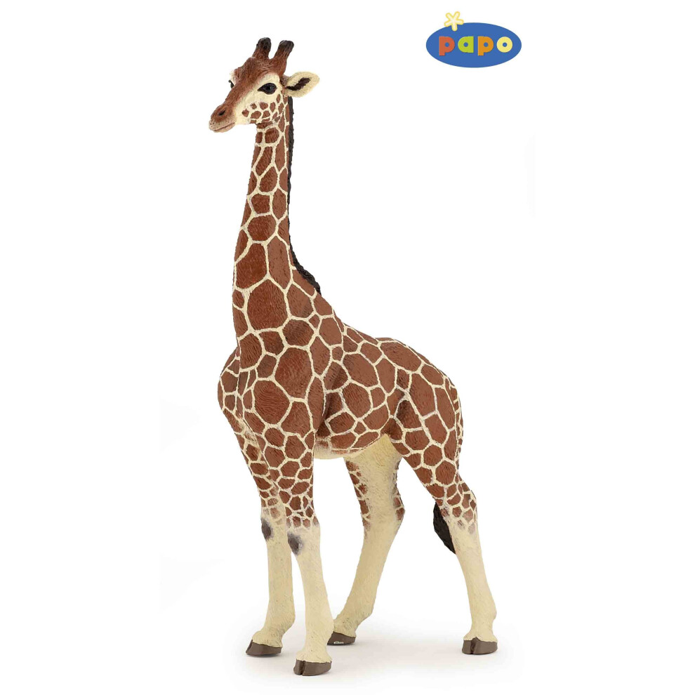 Papo Male Giraffe Figurine - New Girrafe Wild Animal Action Figure Detailed -  new papo girrafe male wild animal action figure detailed children-image-OPC-PCHYHG-NEW