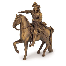 Figurinha - Papo - Luís XIV e seu cavalo - Brinquedo para crianças a partir de 3 anos