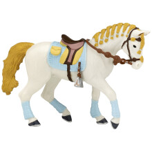 Figurinha Cavalo da Cavaleira Fashion - Azul - PAPO - CAVALOS, POTROS E PÔNEIS - Para Criança
