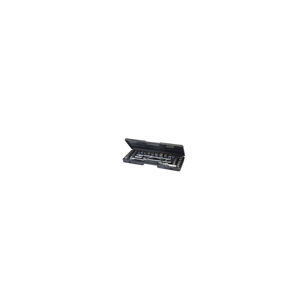 42pc 1/2 Metric Socket Set - 42pce 12 Silverline Metricaf Ss39 -  42pce set socket 12 silverline metricaf ss39
