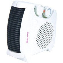 Kingavon Upright Flat Fan Heater, 2000 W, White -  flat upright fan heater 4 inches 100mm air angle grinder metalwork masonry stone sharpening cutting