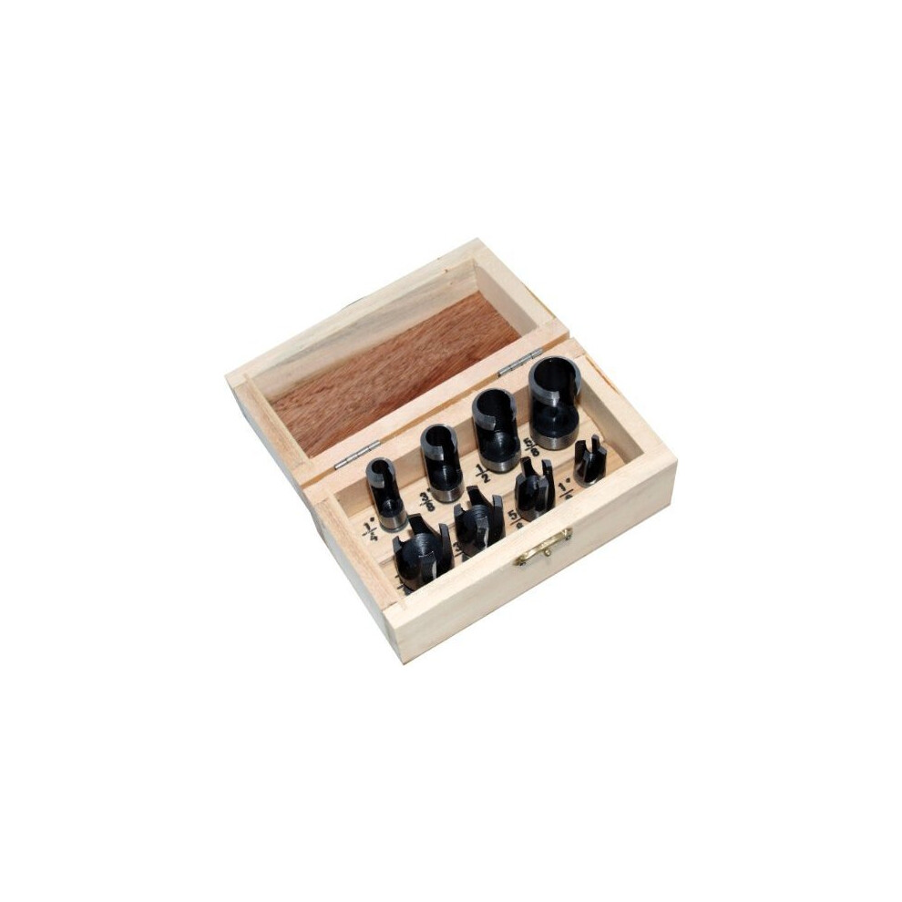 8Pc Plug Cutter Set - Wood Cutting Dowel Shank Maker Tools Wooden - Plug Cutter Set Wood Cutting 8Pc Dowel Shank Maker Tools Wooden 5032759017140