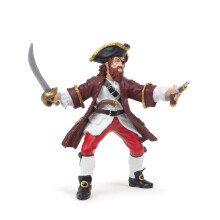 Figurine PAPO Barberousse rouge - Pirate redoutable pour enfant Ă partir de 3 ans