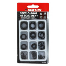 Dekton 50 Piece O-ring Assortment With White Case -  oring 12 sizes dekton 50 piece assorted set different 50pc assortment