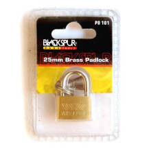 Blackspur Bb-pd101 Brass Padlock - 25mm Keys Shed -  brass padlock 25mm keys shed