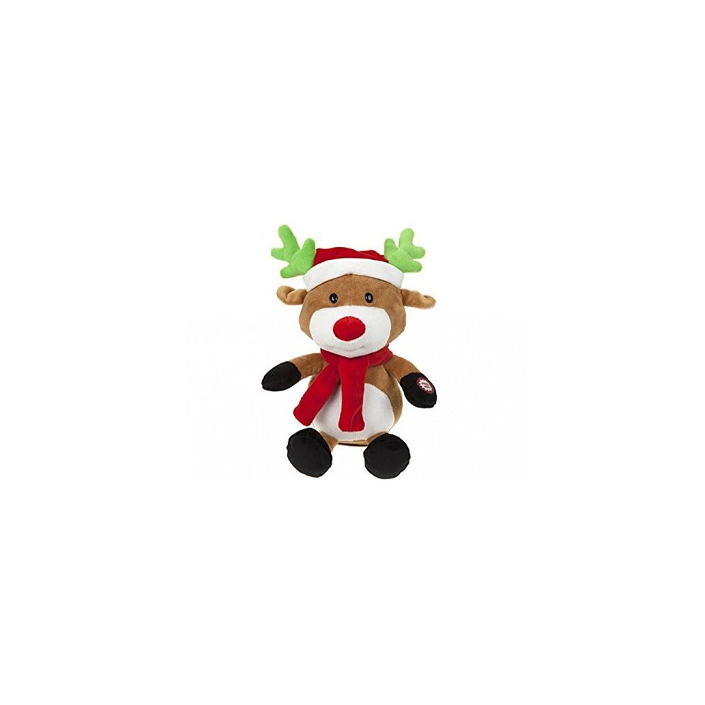 8" Try Me Plush Reindeer - Singing Christmas Toy -  singing reindeer christmas toy