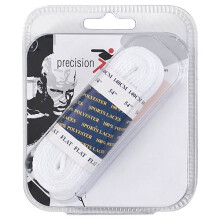 100cm White Flat Trainer Laces - Precision Training - flat laces precision training 100cm white
