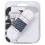 100cm White Flat Trainer Laces - Precision Training -  flat laces precision training 100cm white 1