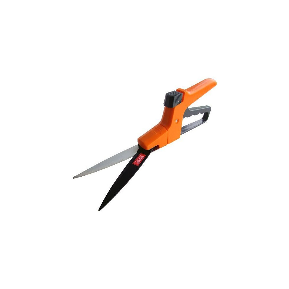 Rotating Grass Shears -  shears deluxe grass rotating amtech blade 3 way 180 garden teflon trimming gardening