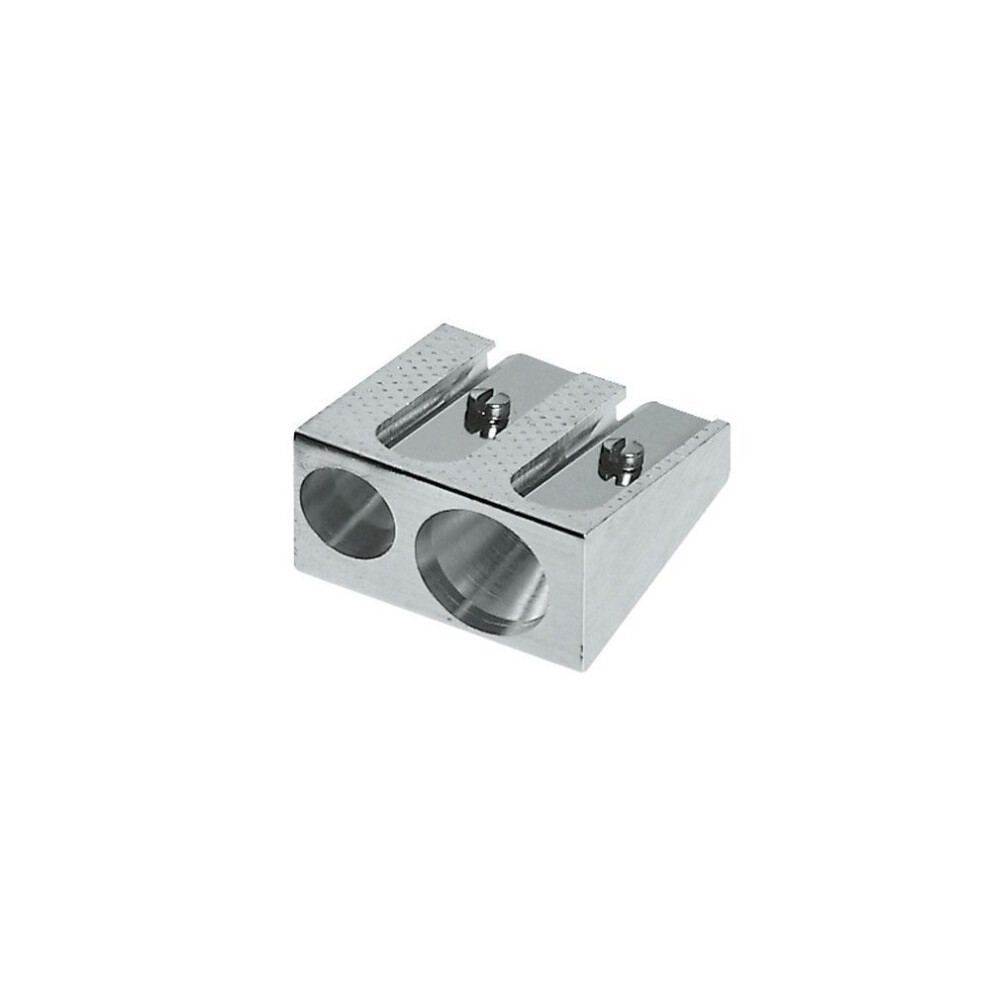 Pencil Sharpener Metal Dual Hole -  fabercastell 183400metal double pencil sharpener 5034