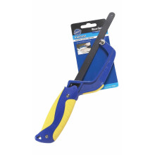 Mini Open Frame Hacksaw With HSS Blade - Blue Spot Pad Saw 10 24tpi Close -  blue spot pad saw mini hacksaw 10 hss 24tpi close quarter 27161