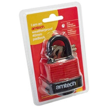 40mm Weatherproof Padlock - Shackle Weather Proof Heavy Duty Keys Door Security - padlock 40mm shackle weather proof heavy duty keys door security