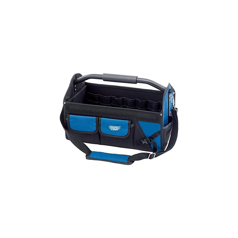 Folding Tote Tool Bag 26l - Draper Expert 31593 Heavy Duty Base 355mm -  draper folding expert tool bag 31593 heavy duty base 26l 355mm